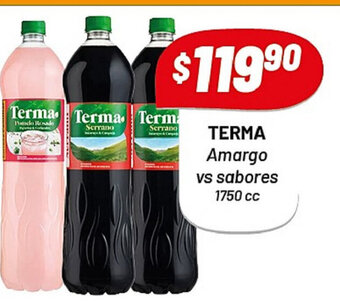 Almacor Terma Amargo vs Sabores 1750cc oferta