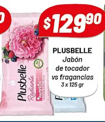 Almacor Plusbelle Jabón de tocador vs fragrancias 3x125gr oferta