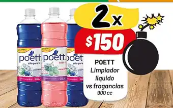Almacor Poett Limpiador liquido vs fragrancias oferta