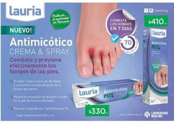 Lauria Antimicótico Crema & Spray