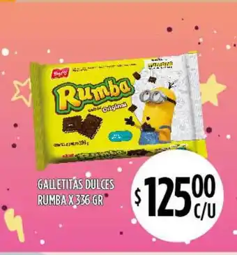 Supermercados Toledo Rumba Galletitas Dulces x 336gr oferta