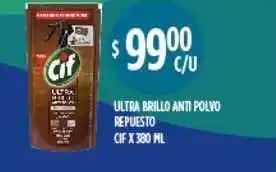 Supermercados Toledo CIF Ultra Brillo Anti Polvo Repuesto x 380ml oferta