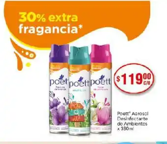 Supermercados Toledo Poett Aerosol Desinfectante De Ambientes x 380ml oferta