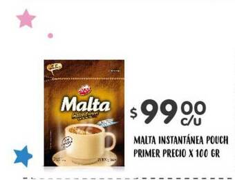 Supermercados Toledo Malta Instantánea Pouch Primer Precio x 100gr oferta