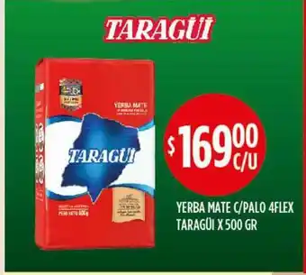 Supermercados Toledo Taragüi Yerba Mate C Palo 4flex x 500gr oferta