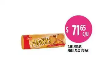Galletitas Melitas x 170gr