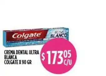 Supermercados Toledo Colgate Crema Dental Ultra Blanca x 90gr oferta
