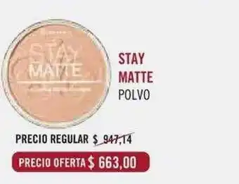 Pigmento Stay Matte Polvo oferta