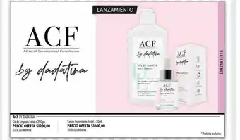 Pigmento Acf By Dadatina Gel De Limpieza Facial Serum Humectante Facial oferta