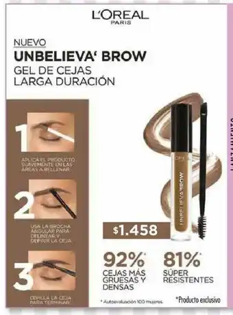 Unbelieva'brow Gel De Cejas Larga Duración