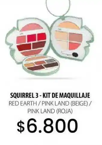 Pigmento Squirrel 3 - Kit De Maquillaje oferta