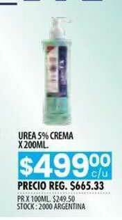 Pigmento Urea 5% Crema x 200ml oferta