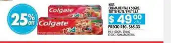 Pigmento Colgate Kids Crema Dental x 50grs oferta