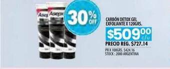 Pigmento Carbón Detox Gel Exfoliante x 120grs oferta