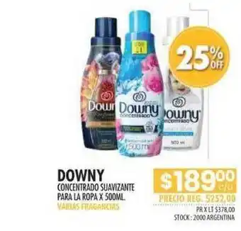 Pigmento Downy Concentrado Suavizante Para La Ropa x 500ml oferta
