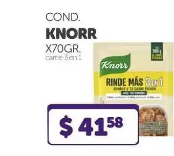 La Gallega Supermercados Knorr Cond. x 70gr oferta