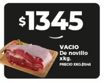 Supermayorista Vital VACIO De novillo x kg. oferta