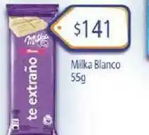 La Gallega Supermercados Milka Blanco 55g oferta