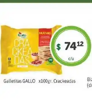 La Gallega Supermercados Gallo Galletitas x100gr oferta