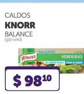 La Gallega Supermercados Knorr Caldos Balance oferta