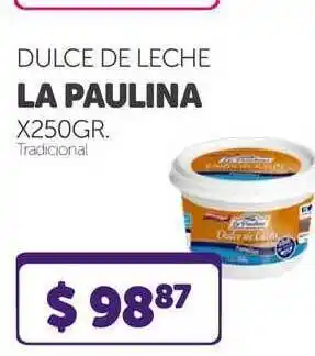 La Gallega Supermercados La Paulina Dulce De Leche x 250gr oferta
