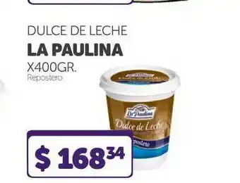 La Gallega Supermercados La Paulina Dulce De Leche x 400gr oferta
