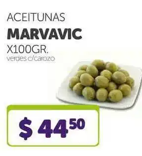 La Gallega Supermercados Marvavic Aceitunas x 100gr oferta
