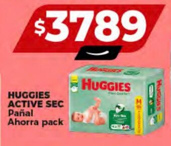Supermayorista Vital HUGGIES ACTIVE SEC Pañal Ahorra pack oferta