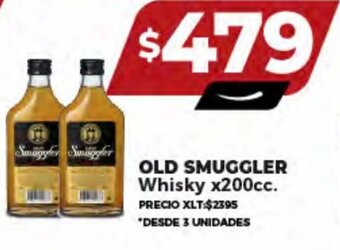Supermayorista Vital OLD SMUGGLER Whisky x200cc. oferta