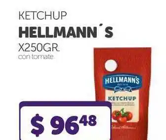 La Gallega Supermercados Hellmann's Ketchup x 250gr oferta