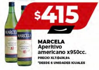 Supermayorista Vital MARCELA Aperitivo americano x950cc. oferta