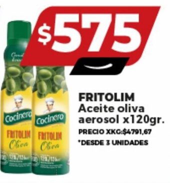 FRITOLIM Aceite oliva aerosol x120gr.