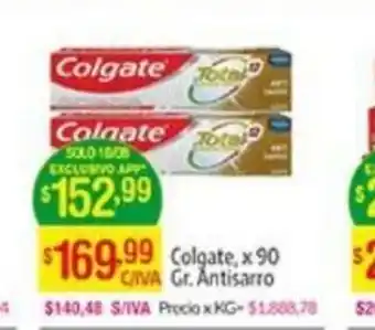 Medamax Colgate x 90gr Antisarro oferta