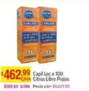 Medamax Capil Loc x 100 Citrus Libre Piojos oferta