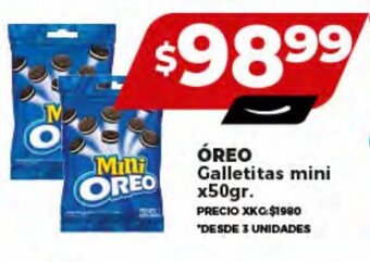 Supermayorista Vital ÓREO Galletitas mini x50gr. oferta