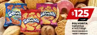 Supermayorista Vital POLVORITA Galletitas x147/152gr. oferta