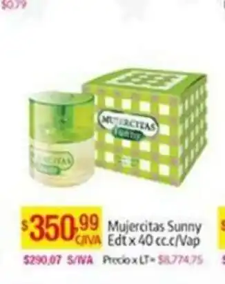 Medamax Mujercitas Sunny Edt x 40cc.c/Vap oferta