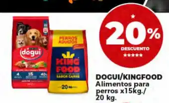 Supermayorista Vital DOGUI/KINGFOOD Alimentos para perros x15kg./ 20 kg. oferta