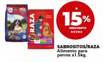 Supermayorista Vital SABROSITOS/RAZA Alimento para perros x1.5kg. oferta
