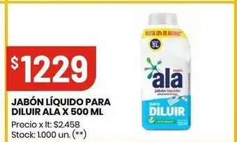 Changomas Jabón líquido para diluir ala x 500 ml oferta