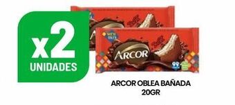 Changomas Arcor oblea bañada 20gr oferta