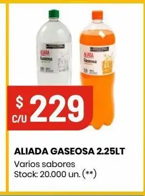 Changomas Aliada gaseosa 2.25lt varios sabores oferta