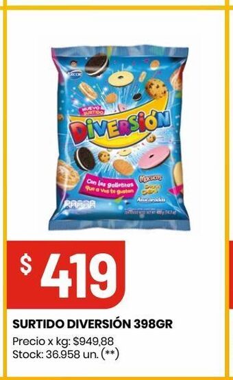 Changomas Surtido diversión 398gr oferta