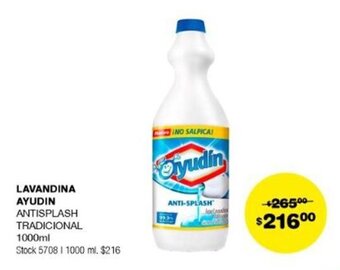 Atomo Conviene LAVANDINA AYUDIN ANTISPLASH TRADICIONAL 1000ml oferta