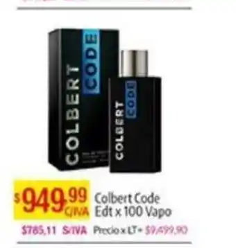 Medamax Colbert Code Edt x 100 Vapo oferta