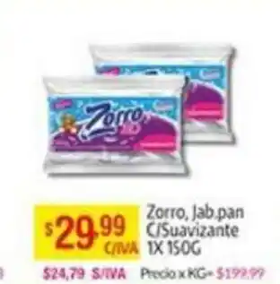 Medamax Zorro, Jab.pan C/Suavizante 1x 150g oferta