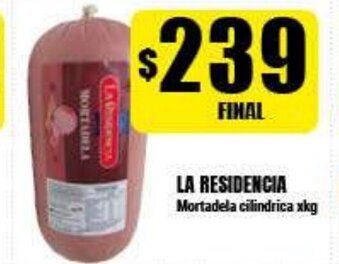 Supermayorista Vital La Residencia Mortadela cilindrica xkg oferta