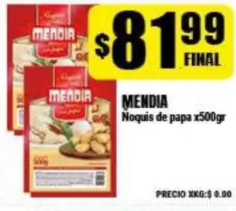 Supermayorista Vital Mendia Noquis de papa x500gr oferta
