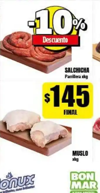 Supermayorista Vital Salchicha Parillera xkg / Muslo xkg oferta