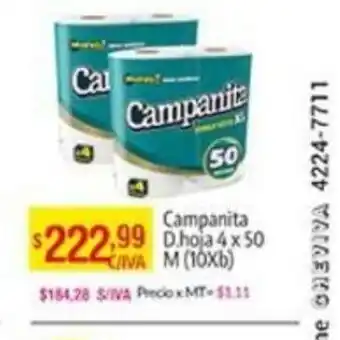 Medamax Campanita D.hoja 4x50m oferta